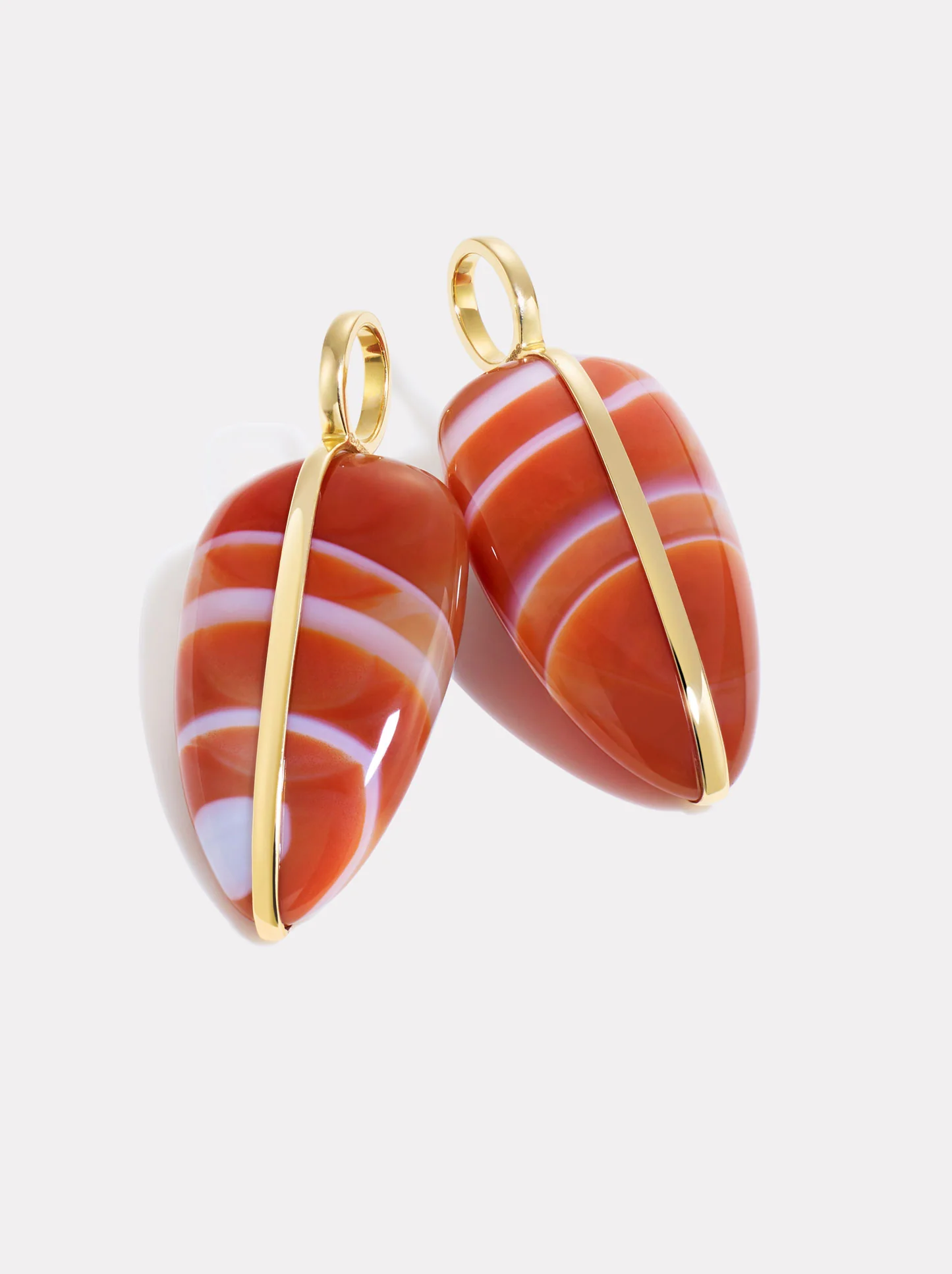 Large Pebble Pendant | Red Carnelian - Image 3