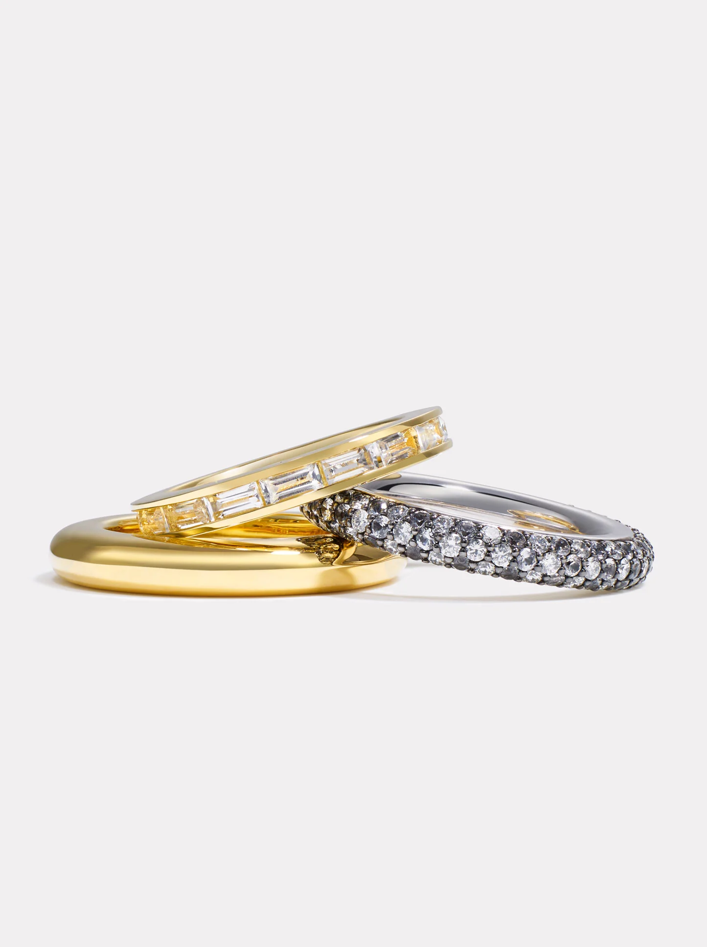 Stack_Prism Ring Stack | White Topaz - 52 - Image 3